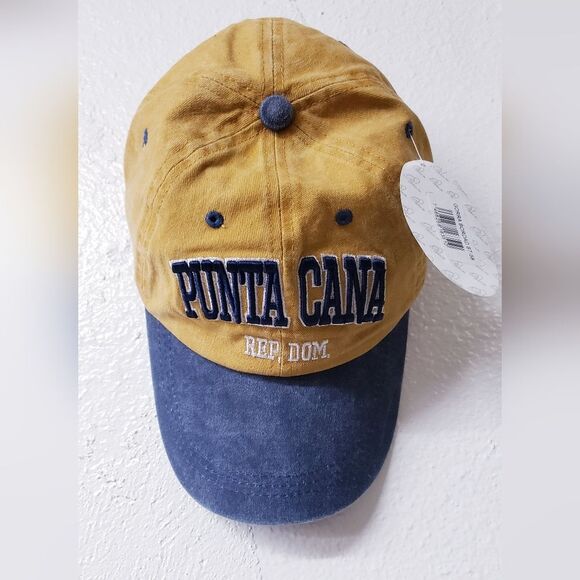 BNWT Punta Cana Rep Dom Distressed Baseball Hat - Picture 1 of 6